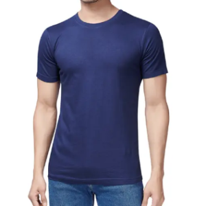 round neck tshirt cotton Nevy blue